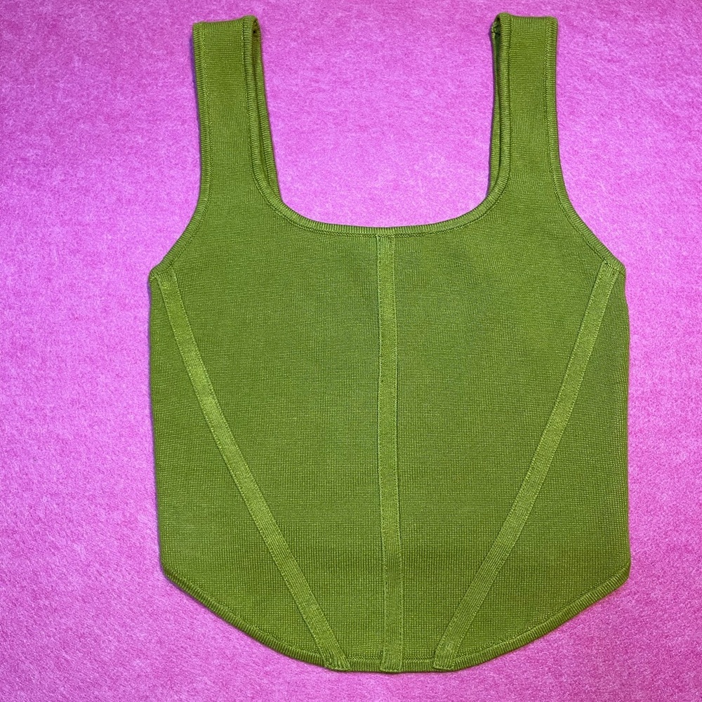 House of Harlow 1960 Olive Knit Top